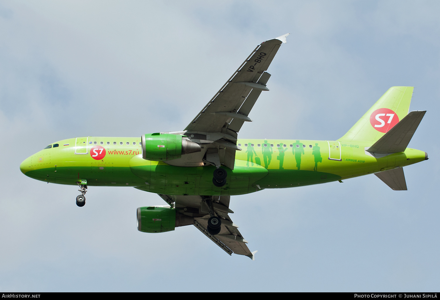 Aircraft Photo of VP-BHQ | Airbus A319-114 | S7 Airlines | AirHistory.net #167194
