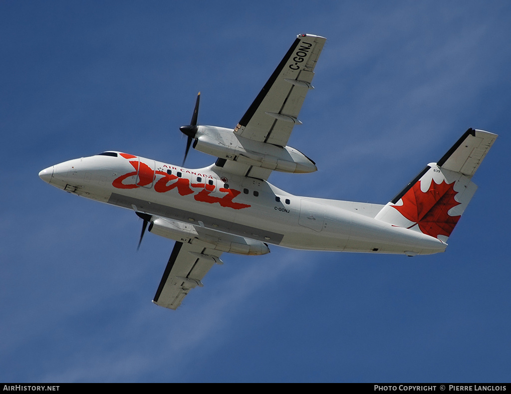 Aircraft Photo of C-GONJ | De Havilland Canada DHC-8-102 Dash 8 | Air Canada Jazz | AirHistory.net #167201