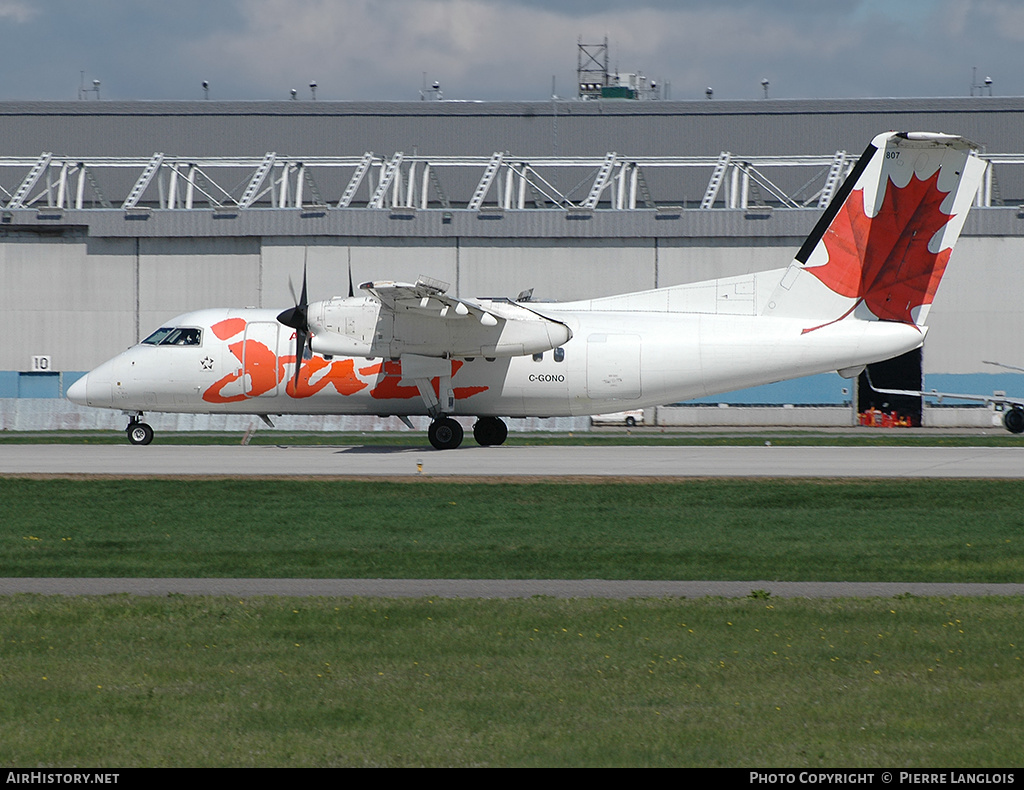 Aircraft Photo of C-GONO | De Havilland Canada DHC-8-102 Dash 8 | Air Canada Jazz | AirHistory.net #167205