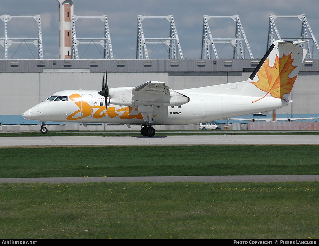 Aircraft Photo of C-GONY | De Havilland Canada DHC-8-102 Dash 8 | Air Canada Jazz | AirHistory.net #167208