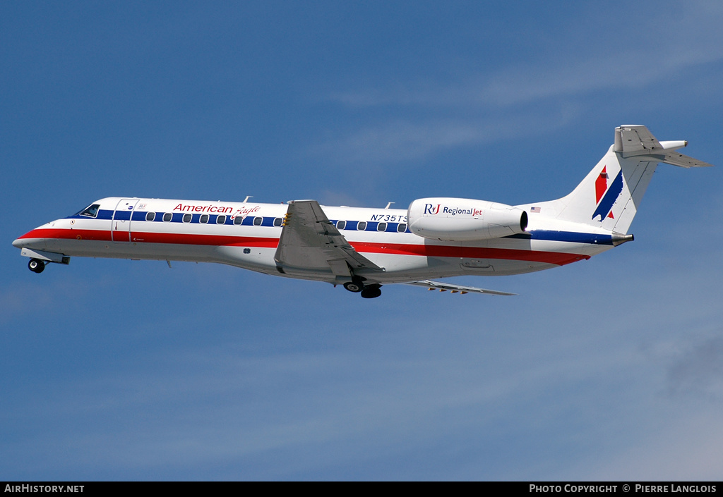 Aircraft Photo of N735TS | Embraer ERJ-135LR (EMB-135LR) | American Eagle | AirHistory.net #167211