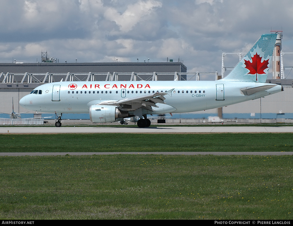 Aircraft Photo of C-GBHY | Airbus A319-114 | Air Canada | AirHistory.net #167224