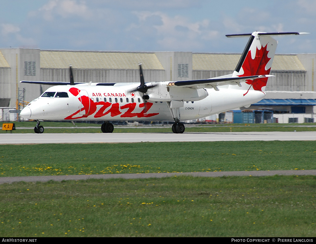 Aircraft Photo of C-GNON | De Havilland Canada DHC-8-311 Dash 8 | Air Canada Jazz | AirHistory.net #167227