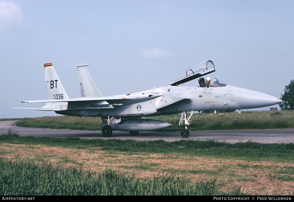 Aircraft Photo of 76-0036 / AF76-036 | McDonnell Douglas F-15A Eagle | USA - Air Force | AirHistory.net #167238