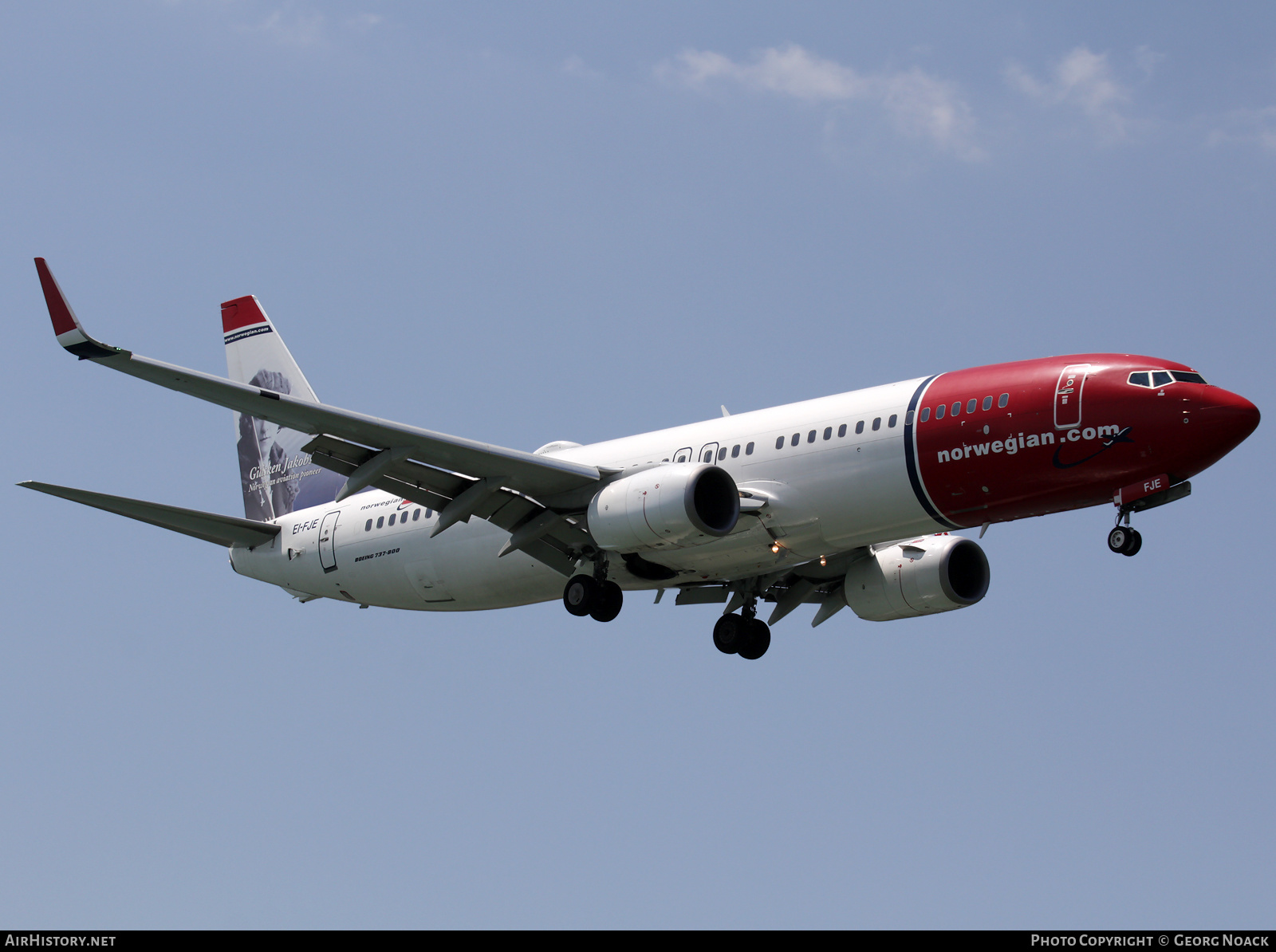 Aircraft Photo of EI-FJE | Boeing 737-8JP | Norwegian | AirHistory.net #167250