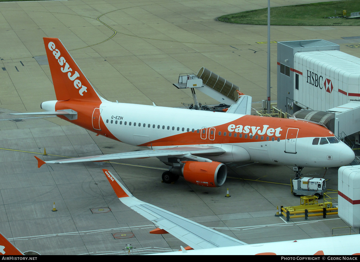Aircraft Photo of G-EZIH | Airbus A319-111 | EasyJet | AirHistory.net #167252