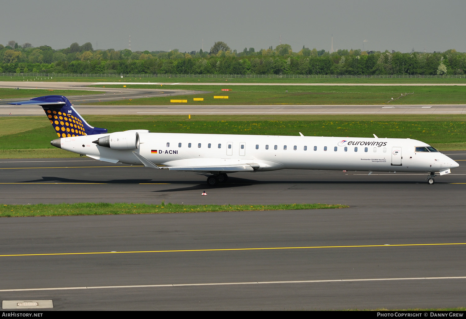 Aircraft Photo of D-ACNI | Bombardier CRJ-900LR NG (CL-600-2D24) | Eurowings | AirHistory.net #167266