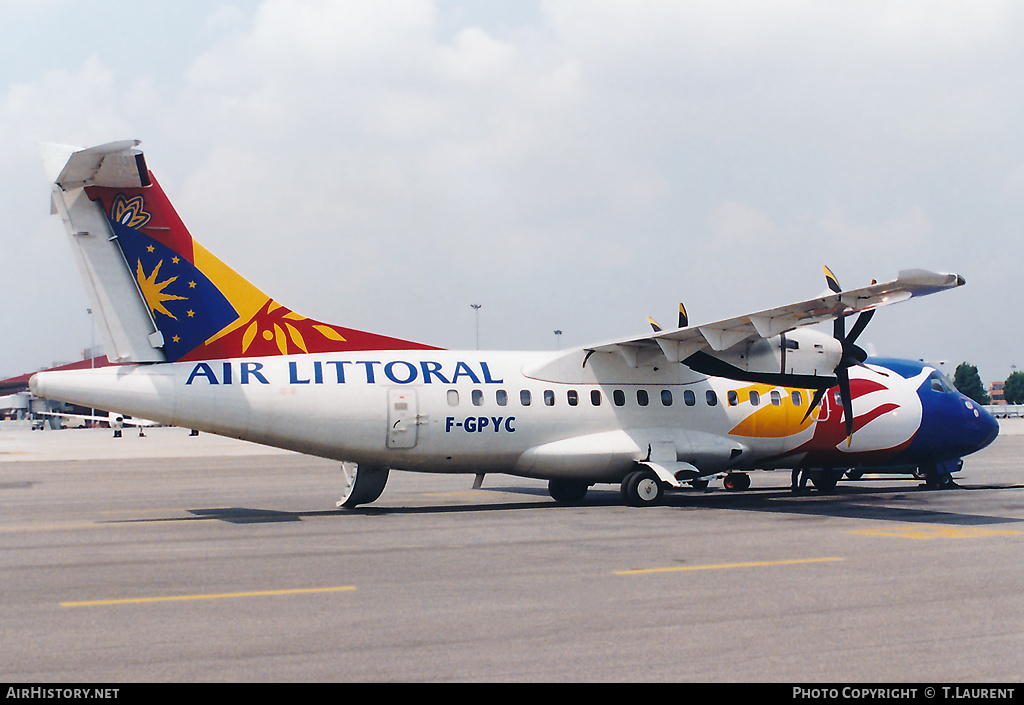Aircraft Photo of F-GPYC | ATR ATR-42-500 | Air Littoral | AirHistory.net #167268