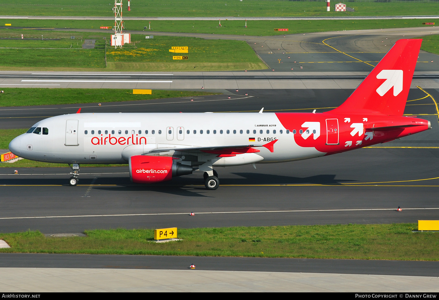 Aircraft Photo of D-ABGS | Airbus A319-112 | Air Berlin | AirHistory.net #167277