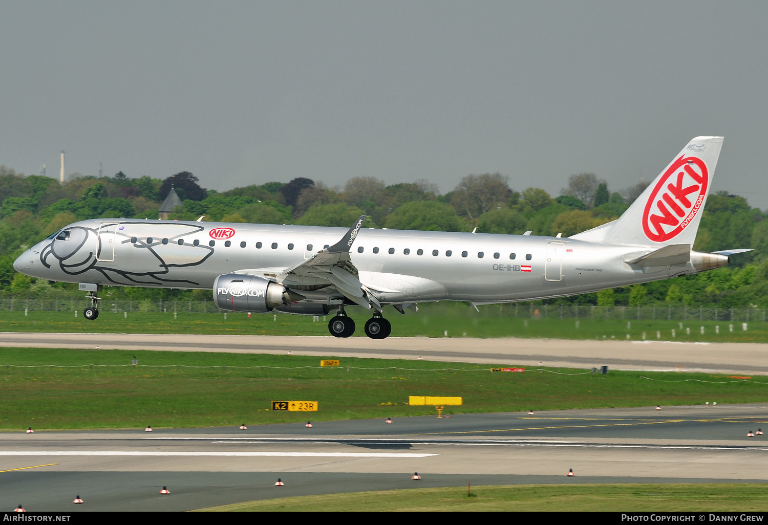 Aircraft Photo of OE-IHB | Embraer 190LR (ERJ-190-100LR) | Niki | AirHistory.net #167298