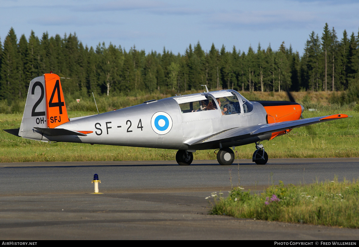 Aircraft Photo of OH-SFJ / SF-24 | Saab 91D Safir | Finland - Air Force | AirHistory.net #167329