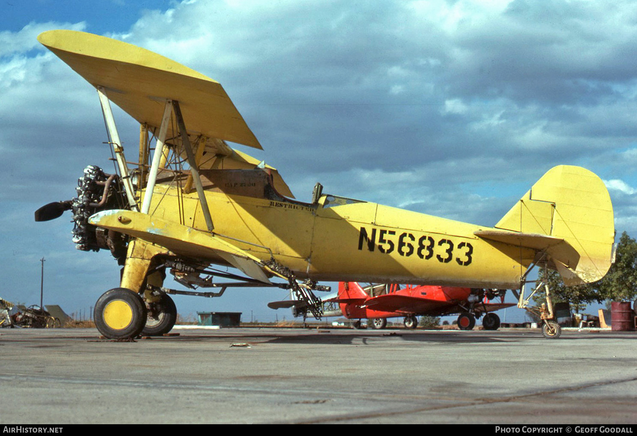 Aircraft Photo of N56833 | Boeing PT-27 Kaydet (D75N1) | AirHistory.net #167377