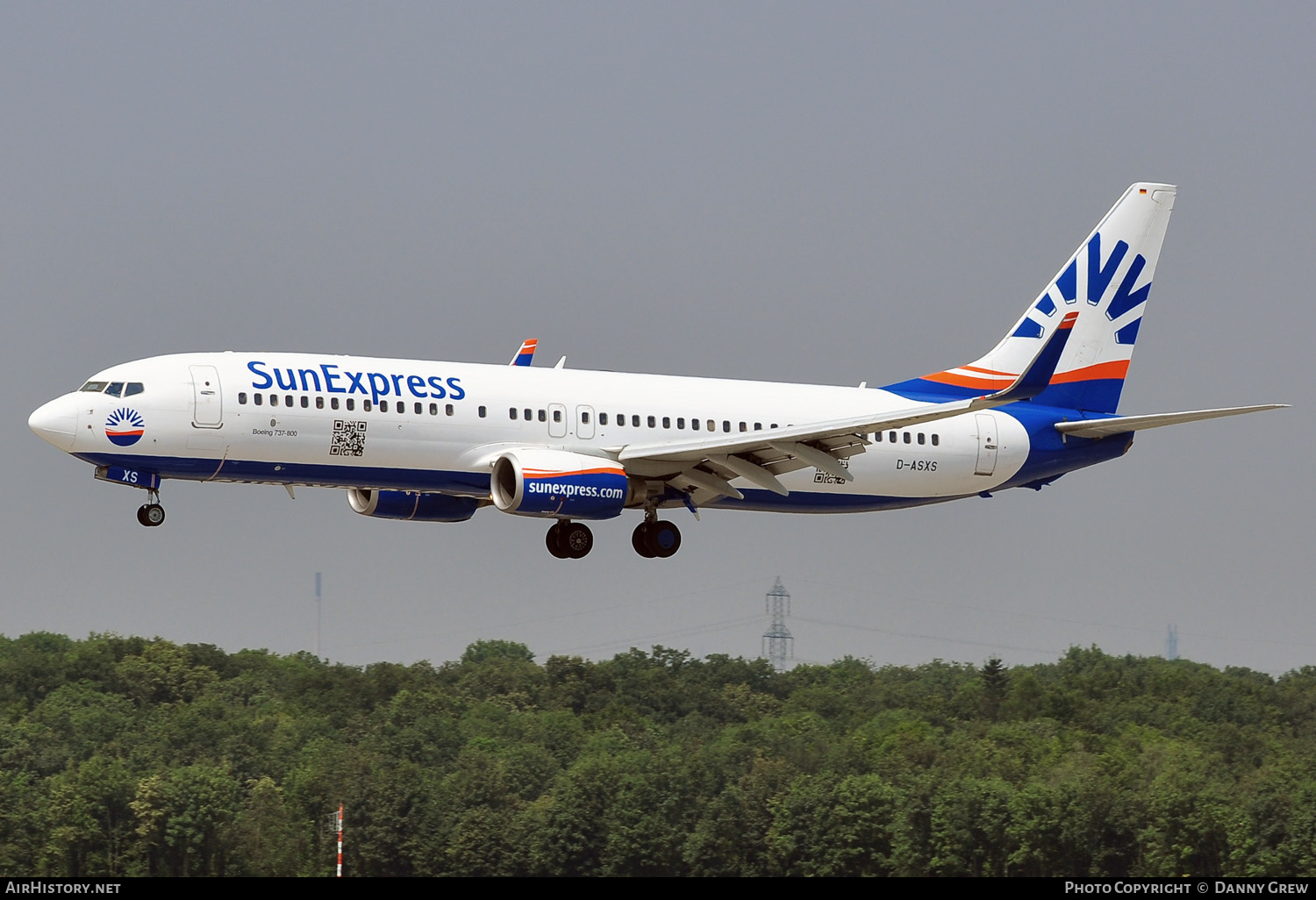 Aircraft Photo of D-ASXS | Boeing 737-8AS | SunExpress | AirHistory.net #167413