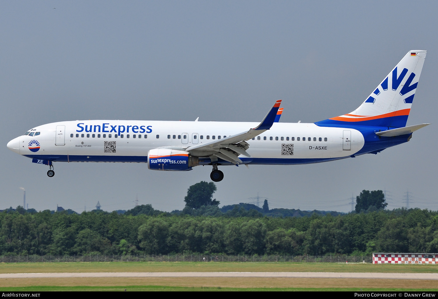 Aircraft Photo of D-ASXE | Boeing 737-8CX | SunExpress | AirHistory.net #167417