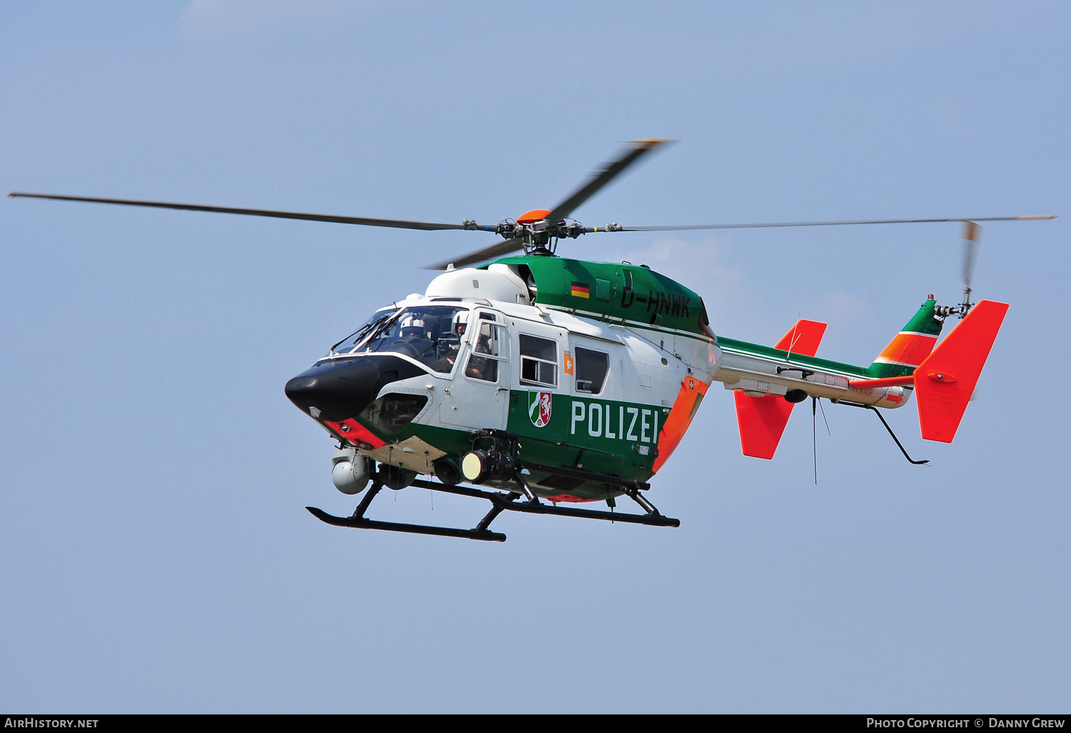 Aircraft Photo of D-HNWK | MBB-Kawasaki BK-117B-2 | Polizei Nordrhein-Westfalen | AirHistory.net #167420