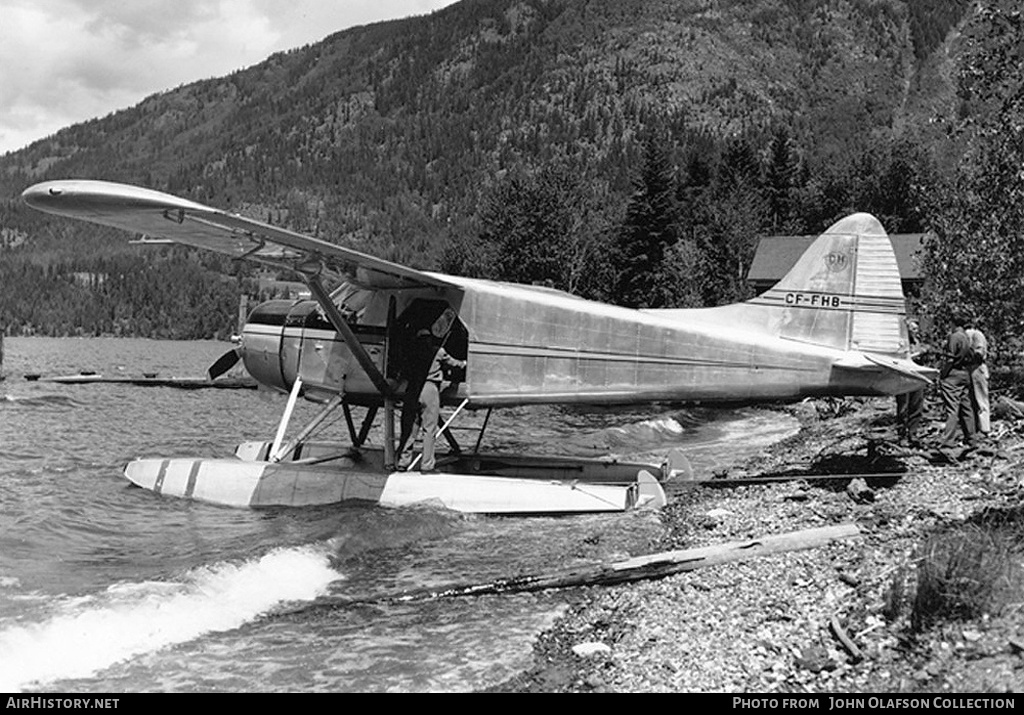 Aircraft Photo of CF-FHB | De Havilland Canada DHC-2 Beaver Mk.1 | AirHistory.net #167434