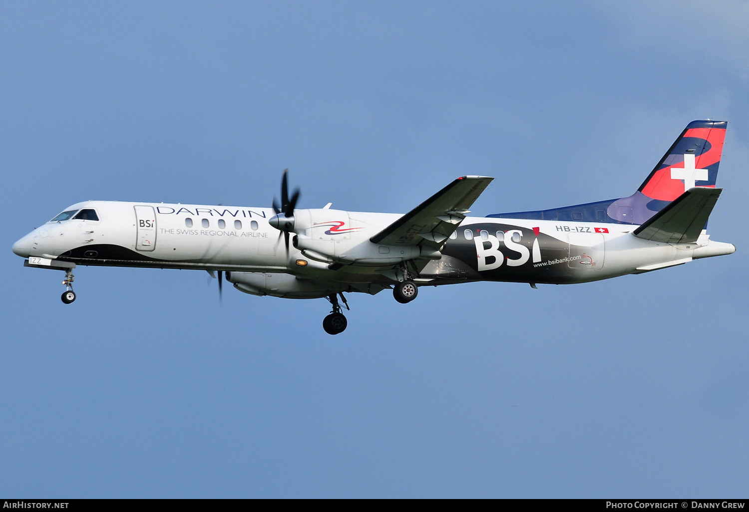 Aircraft Photo of HB-IZZ | Saab 2000 | Darwin Airline | AirHistory.net #167469