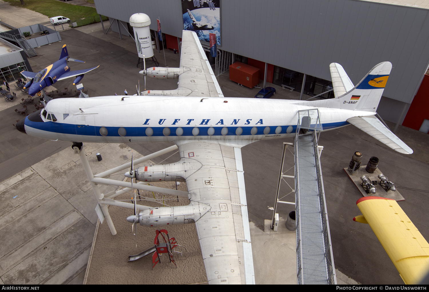 Aircraft Photo of D-ANAF | Vickers 814 Viscount | Lufthansa | AirHistory.net #167474