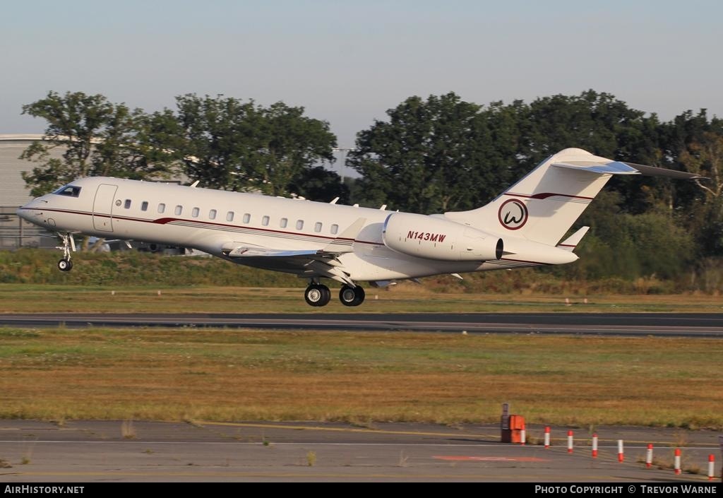 Aircraft Photo of N143MW | Bombardier Global Express (BD-700-1A10) | AirHistory.net #167475