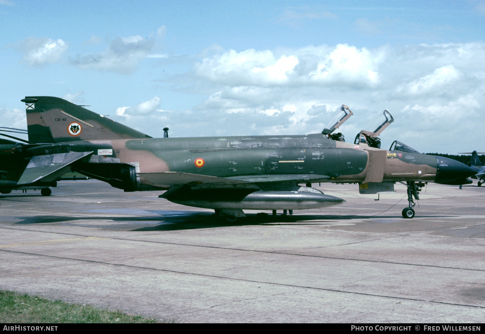 Aircraft Photo of C12-40 | McDonnell F-4C Phantom II | Spain - Air Force | AirHistory.net #167476