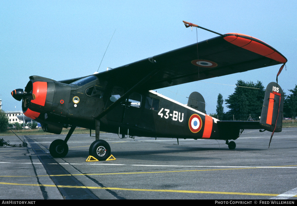 Aircraft Photo of 195 | Max Holste MH.1521M Broussard | France - Air Force | AirHistory.net #167480