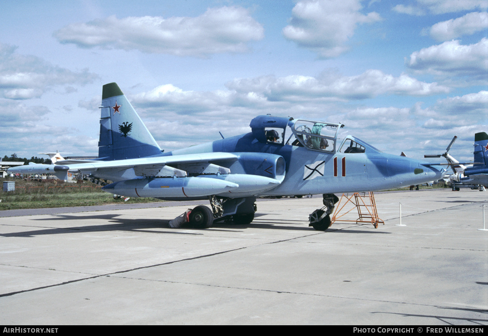 Aircraft Photo of 11 red | Sukhoi Su-25UTG | Russia - Navy | AirHistory.net #167495