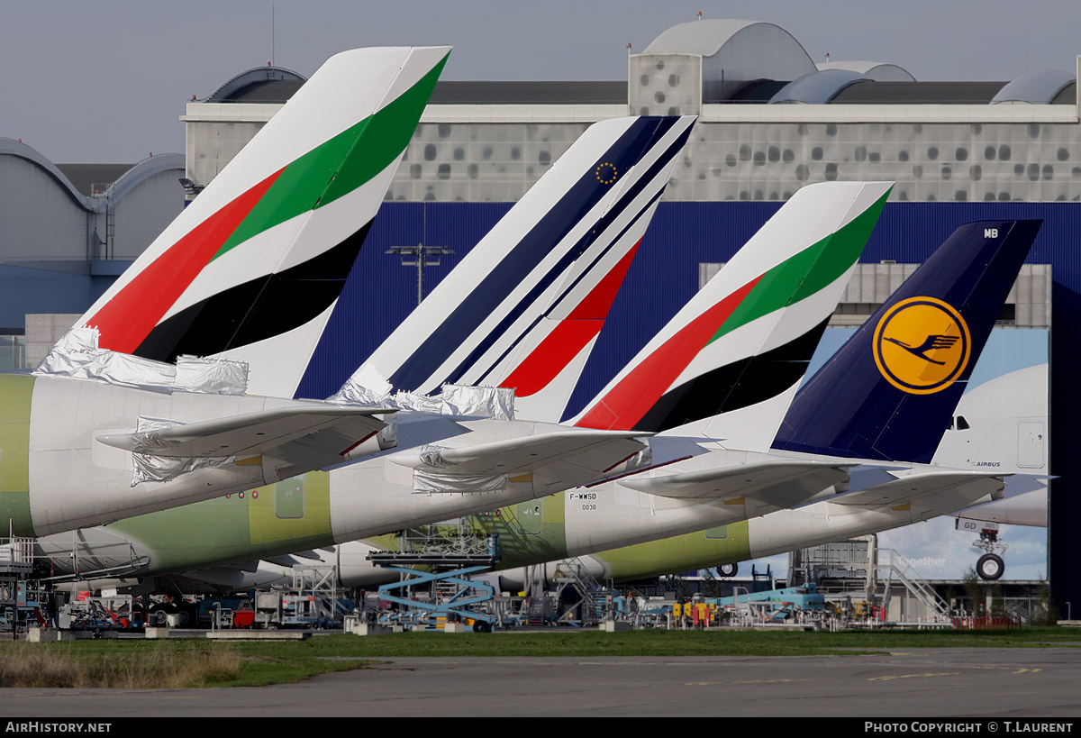 Aircraft Photo of F-WWAO | Airbus A380-861 | Emirates | AirHistory.net #167543