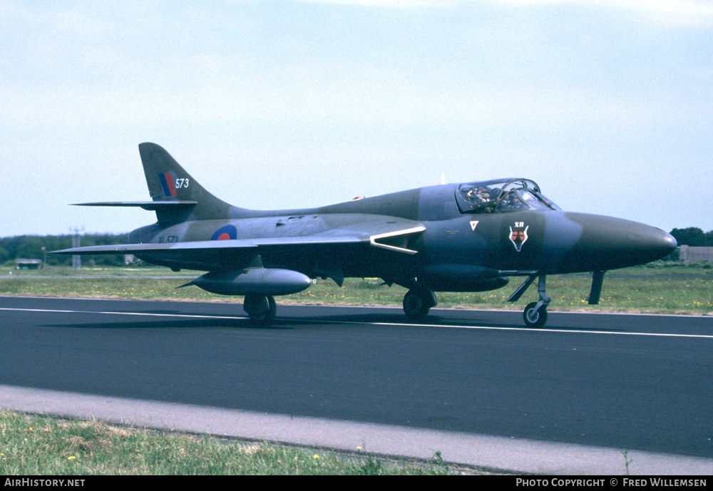 Aircraft Photo of XL573 | Hawker Hunter T7 | UK - Air Force | AirHistory.net #167560