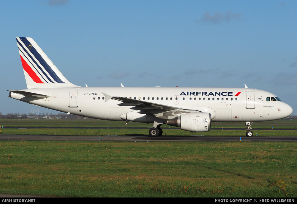 Aircraft Photo of F-GRXA | Airbus A319-111 | Air France | AirHistory.net #167572