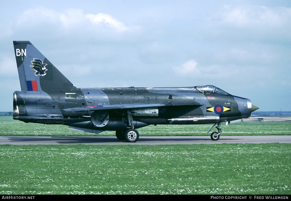 Aircraft Photo of XP701 | English Electric Lightning F3 | UK - Air Force | AirHistory.net #167577