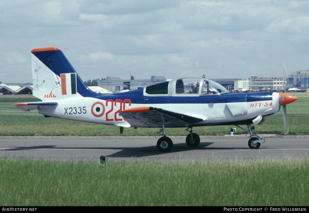 Aircraft Photo of X2335 | Hindustan HTT-34 | India - Air Force | AirHistory.net #167583