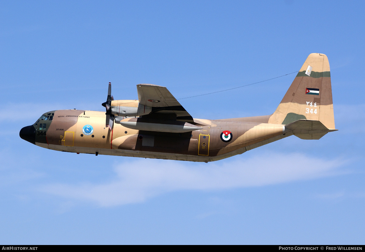 Aircraft Photo of 344 | Lockheed C-130H Hercules | Jordan - Air Force | AirHistory.net #167584