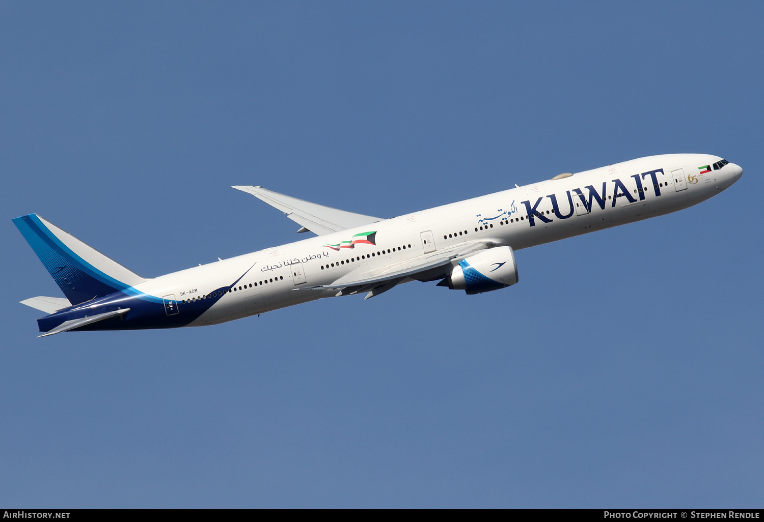Aircraft Photo of 9K-AOM | Boeing 777-300/ER | Kuwait Airways | AirHistory.net #167609