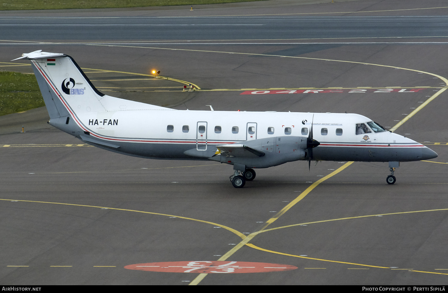 Aircraft Photo of HA-FAN | Embraer EMB-120ER Brasilia | BAS - Budapest Aircraft Service | AirHistory.net #167619