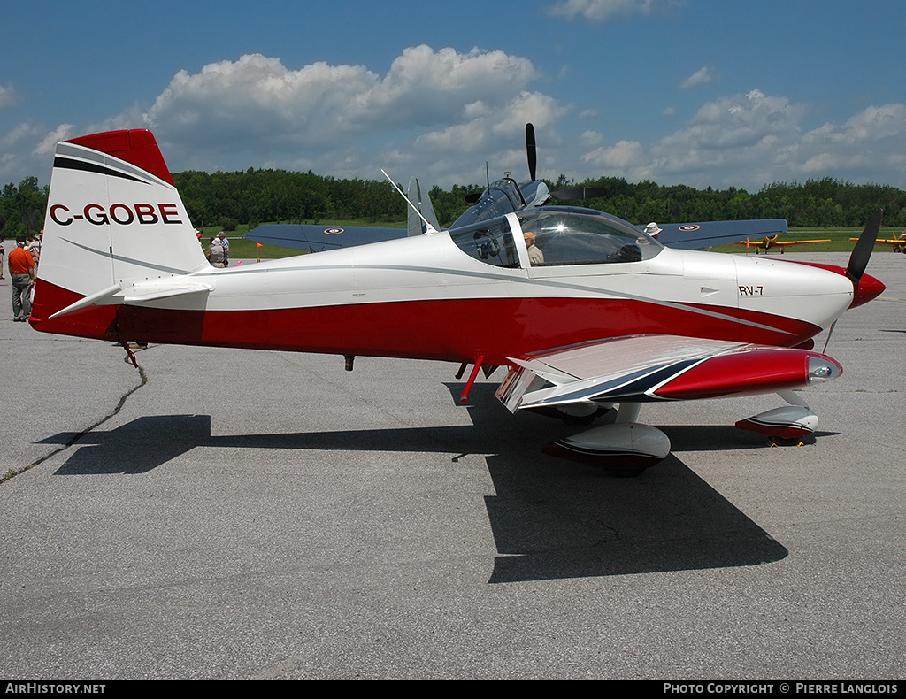 Aircraft Photo of C-GOBE | Van's RV-7A | AirHistory.net #167665