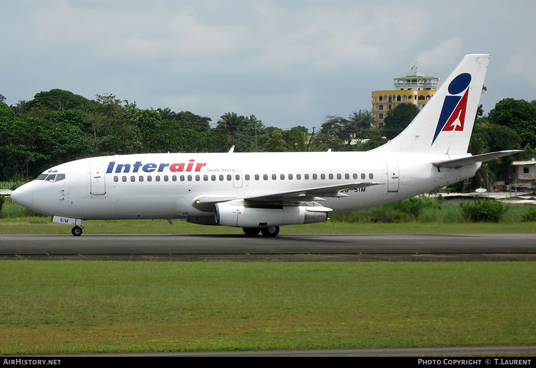 Aircraft Photo of ZS-SIM | Boeing 737-244/Adv | Interair | AirHistory.net #167668