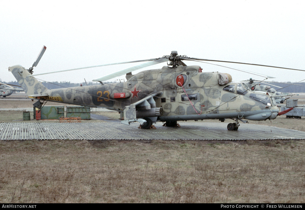 Aircraft Photo of 23 yellow | Mil Mi-24RCh | Russia - Air Force | AirHistory.net #167691