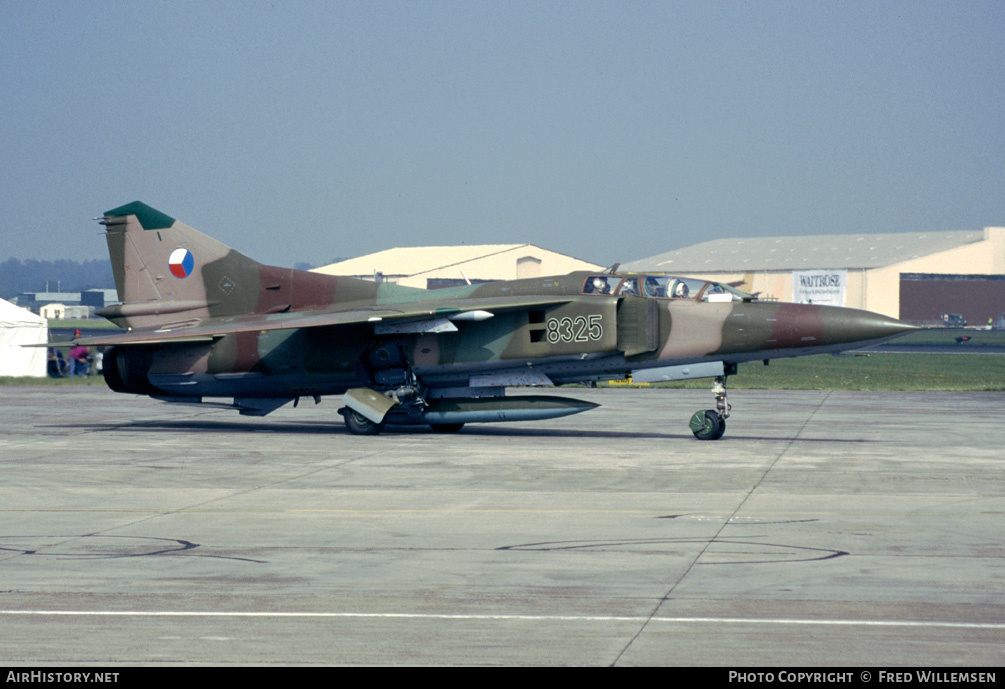 Aircraft Photo of 8325 | Mikoyan-Gurevich MiG-23UB | Czechia - Air Force | AirHistory.net #167693