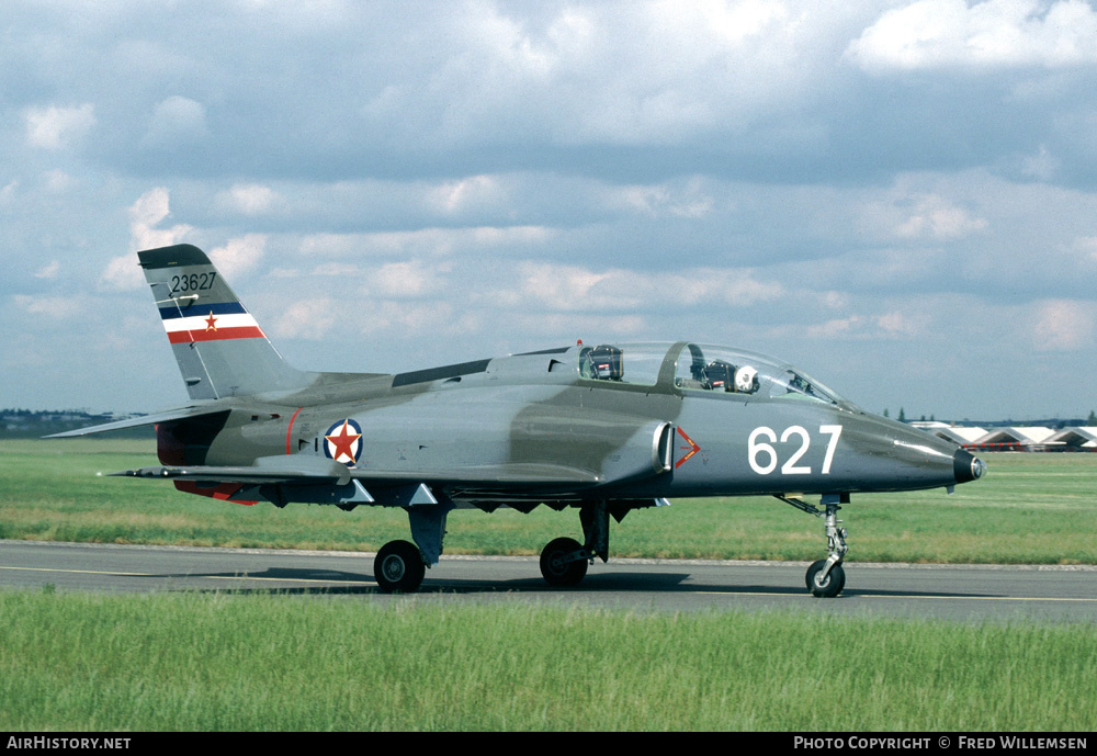 Aircraft Photo of 23627 | Soko G-4 Super Galeb | Yugoslavia - Air Force | AirHistory.net #167697
