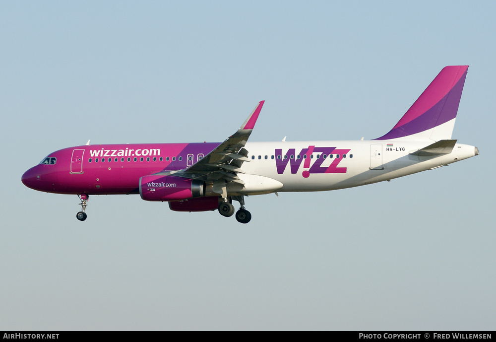 Aircraft Photo of HA-LYG | Airbus A320-232 | Wizz Air | AirHistory.net #167701