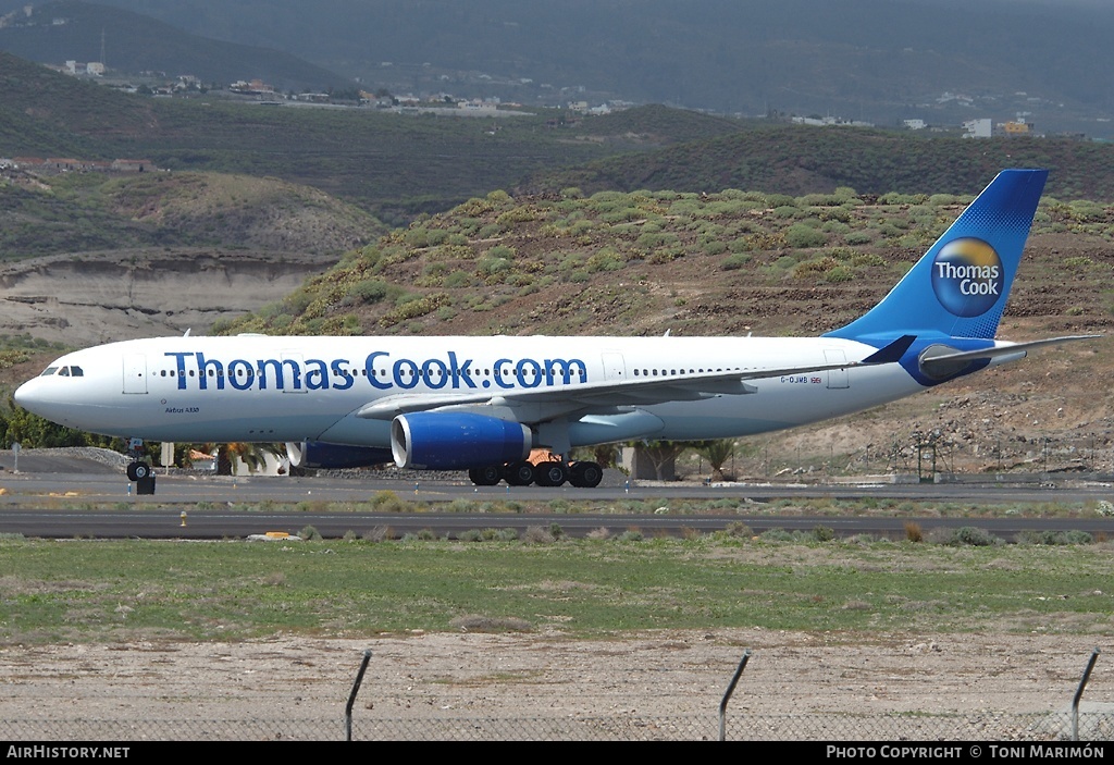 Aircraft Photo of G-OJMB | Airbus A330-243 | Thomas Cook Airlines | AirHistory.net #167713
