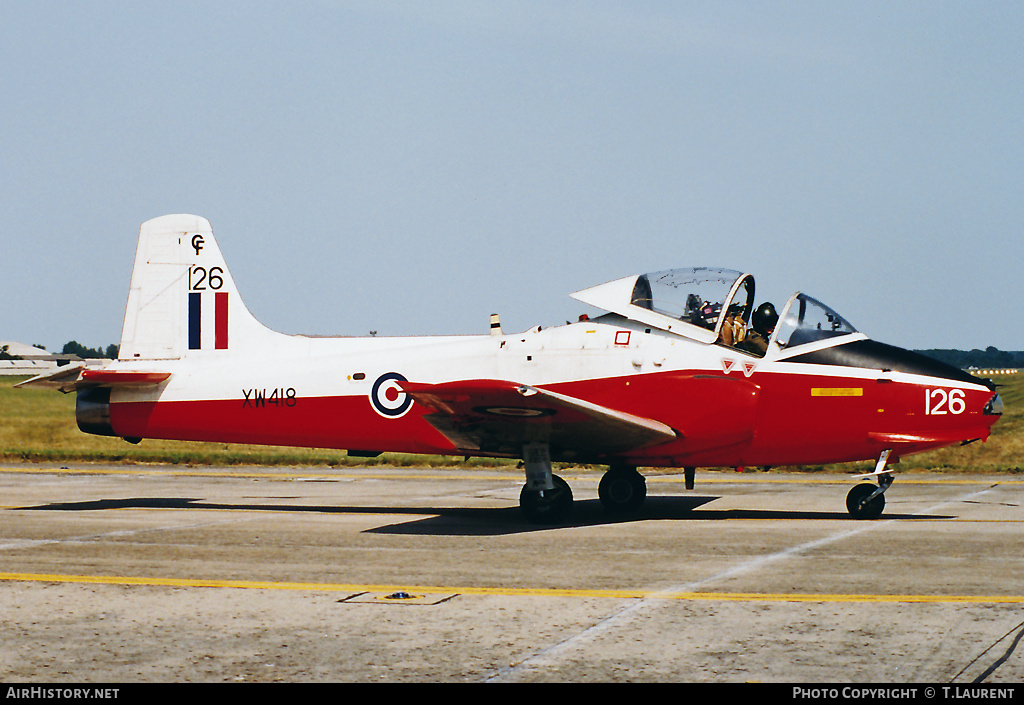 Aircraft Photo of XW418 | BAC 84 Jet Provost T5A | UK - Air Force | AirHistory.net #167774