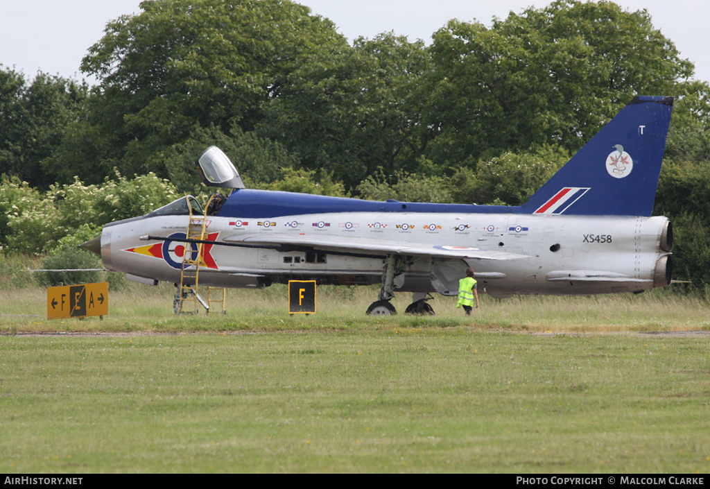 Aircraft Photo of XS458 | English Electric Lightning T5 | UK - Air Force | AirHistory.net #167810