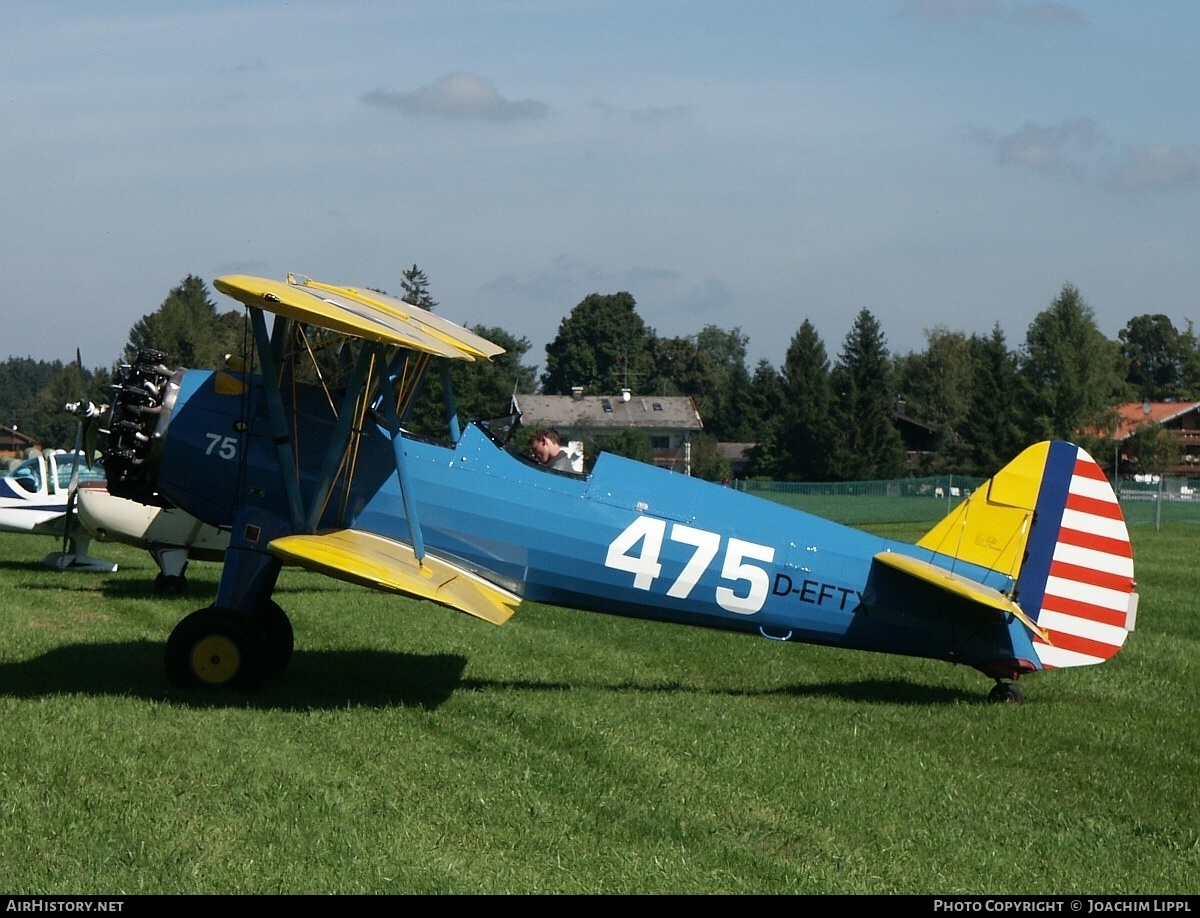 Aircraft Photo of D-EFTX / 475 | Boeing N2S-4 Kaydet (A75N1) | AirHistory.net #167819