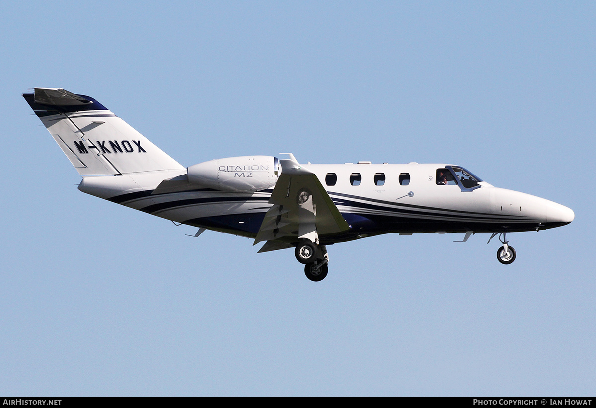 Aircraft Photo of M-KNOX | Cessna 525 CitationJet M2 | AirHistory.net #167839