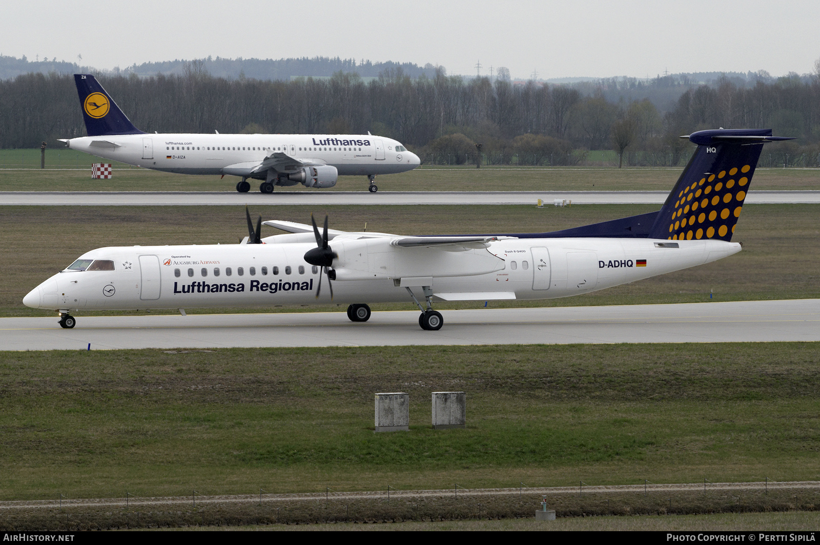 Aircraft Photo of D-ADHQ | Bombardier DHC-8-402 Dash 8 | Lufthansa Regional | AirHistory.net #167849