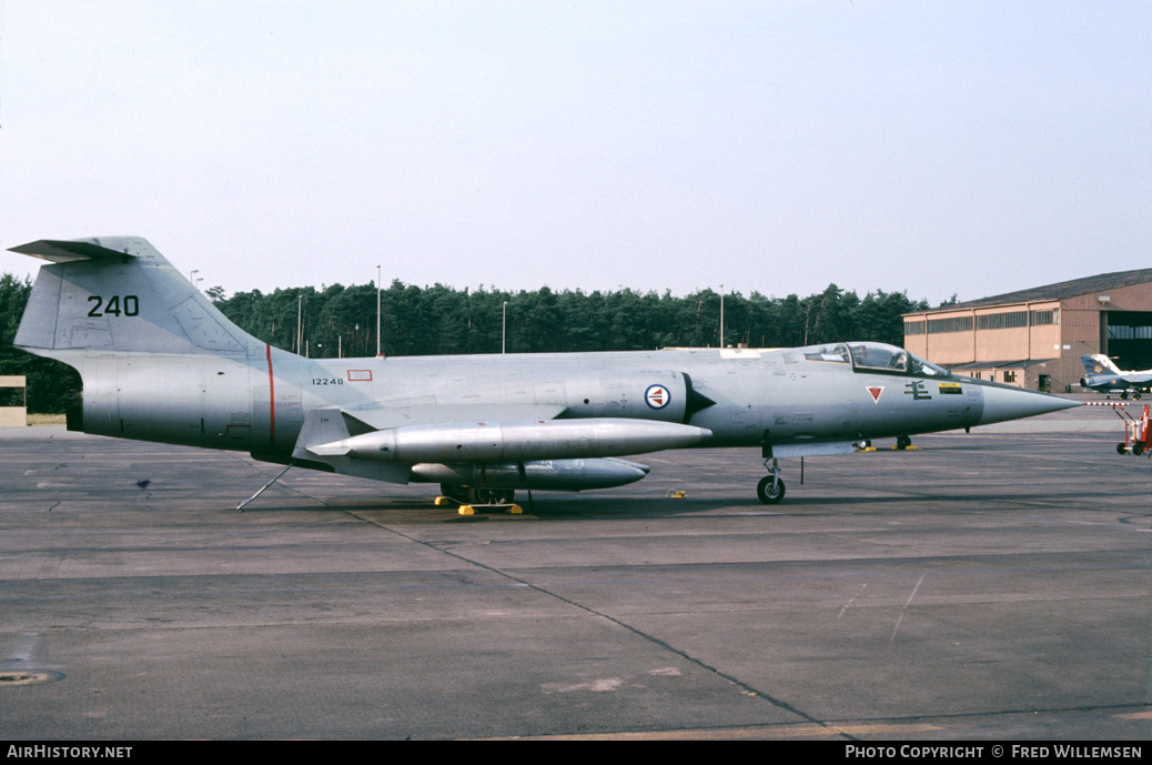 Aircraft Photo of 240 | Lockheed F-104G Starfighter | Norway - Air Force | AirHistory.net #167910