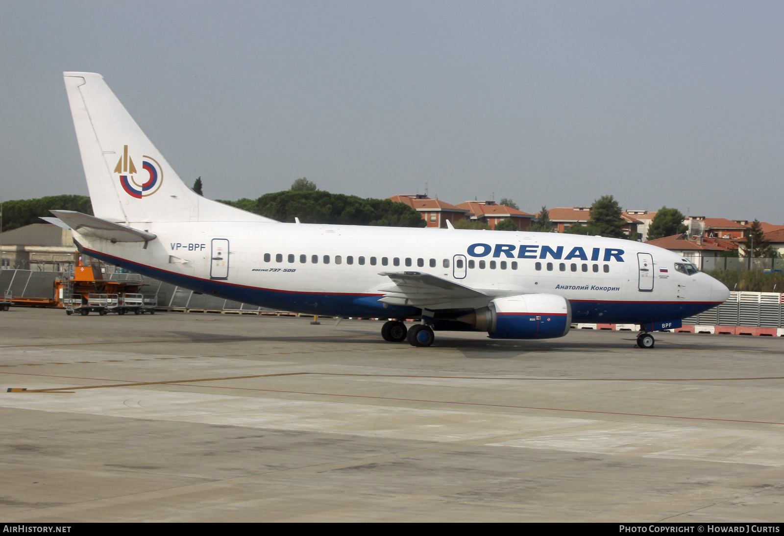 Aircraft Photo of VP-BPF | Boeing 737-5H6 | Orenair | AirHistory.net #167932