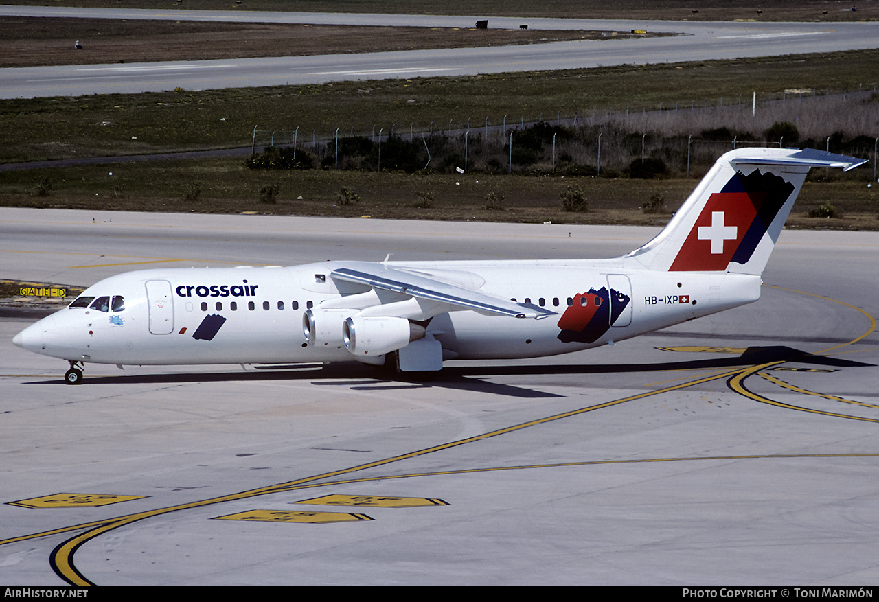 Aircraft Photo of HB-IXP | British Aerospace Avro 146-RJ100 | Crossair | AirHistory.net #167933