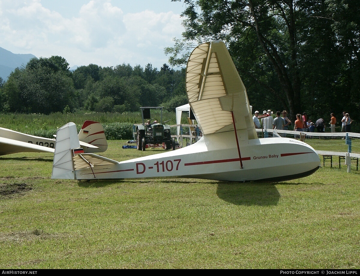 Aircraft Photo of D-1107 | Schneider Grunau Baby III | AirHistory.net #167949